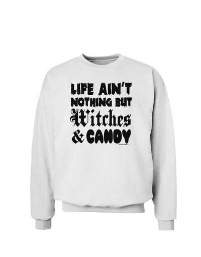 Witches and Candy Sweatshirt-Sweatshirts-TooLoud-White-Small-Davson Sales