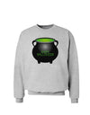 Witches Cauldron Happy Halloween Sweatshirt-Sweatshirts-TooLoud-AshGray-Small-Davson Sales