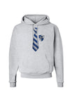 Wizard Tie Blue and Silver Hoodie Sweatshirt-Hoodie-TooLoud-AshGray-Small-Davson Sales