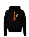 Wizard Tie Red and Yellow Dark Hoodie Sweatshirt-Hoodie-TooLoud-Black-Small-Davson Sales