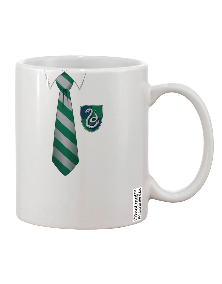 Wizard Uniform Green and Silver Printed 11 oz Coffee Mug - Expertly Crafted Drinkware-11 OZ Coffee Mug-TooLoud-White-Davson Sales