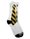 Wizard Uniform Yellow and Black AOP Adult Crew Socks - Enhance Your Style with All Over Print - TooLoud-Socks-TooLoud-White-Ladies-4-6-Davson Sales