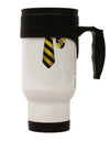 Wizard Uniform Yellow and Black AOP Stainless Steel 14oz Travel Mug All Over Print-Travel Mugs-TooLoud-White-Davson Sales