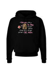 Woman Like A Tea Bag Eleanor R Dark Hoodie Sweatshirt-Hoodie-TooLoud-Black-Small-Davson Sales