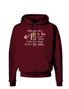 Woman Like A Tea Bag Eleanor R Dark Hoodie Sweatshirt-Hoodie-TooLoud-Maroon-Small-Davson Sales