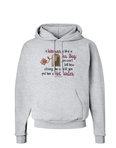 Woman Like A Tea Bag Eleanor R Hoodie Sweatshirt-Hoodie-TooLoud-AshGray-Small-Davson Sales