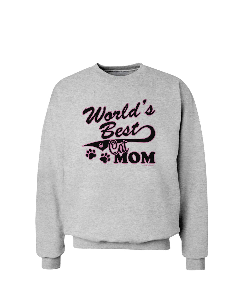 World's Best Cat Mom Sweatshirt by TooLoud-Sweatshirts-TooLoud-White-Small-Davson Sales