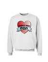 World's Best Mom - Heart Banner Design Sweatshirt by TooLoud-Sweatshirts-TooLoud-White-Small-Davson Sales