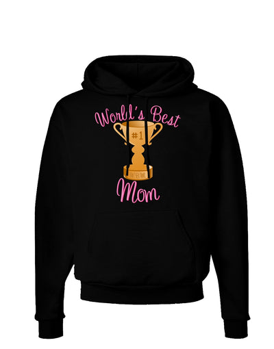 World's Best Mom - Number One Trophy Dark Hoodie Sweatshirt-Hoodie-TooLoud-Black-Small-Davson Sales