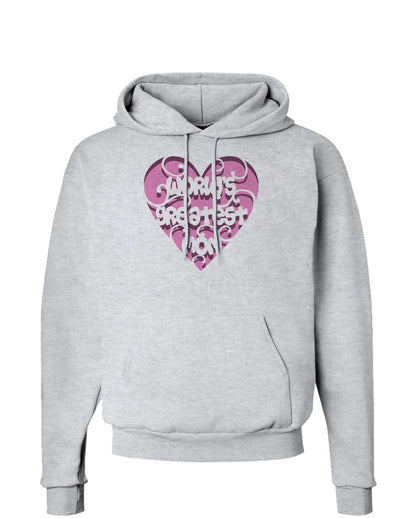 World's Greatest Mom Heart Hoodie Sweatshirt-Hoodie-TooLoud-AshGray-Small-Davson Sales