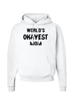 World's Okayest Mom Hoodie Sweatshirt-Hoodie-TooLoud-White-Small-Davson Sales