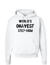 World's Okayest Step-Mom Hoodie Sweatshirt-Hoodie-TooLoud-White-Small-Davson Sales