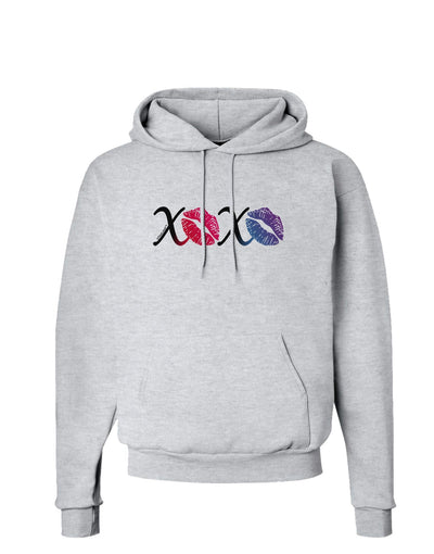 XOXO Kisses Hoodie Sweatshirt-Hoodie-TooLoud-AshGray-Small-Davson Sales