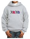 XOXO Kisses Youth Hoodie Pullover Sweatshirt-Youth Hoodie-TooLoud-Ash-XS-Davson Sales