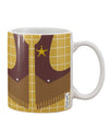 Yellow Cowboy AOP Printed 11 oz Coffee Mug - Expertly Crafted Drinkware TooLoud-11 OZ Coffee Mug-TooLoud-White-Davson Sales