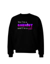 Yes I am a Chemist Girl Adult Dark Sweatshirt-Sweatshirts-TooLoud-Black-Small-Davson Sales