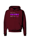 Yes I am a Chemist Girl Dark Hoodie Sweatshirt-Hoodie-TooLoud-Maroon-Small-Davson Sales