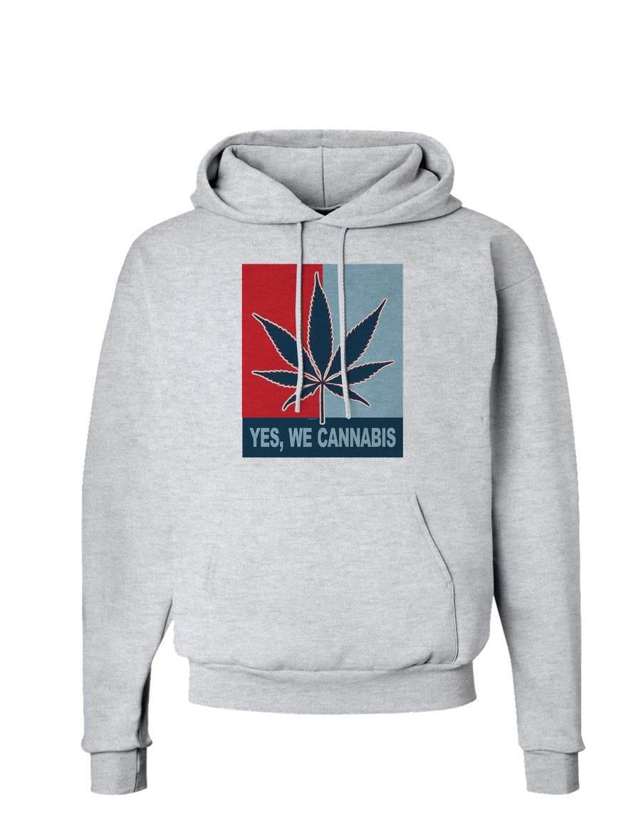 Yes We Cannabis - Marijuana Leaf Hoodie Sweatshirt-Hoodie-TooLoud-White-Small-Davson Sales