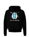 Yeti (Ready) for Christmas - Abominable Snowman Dark Hoodie Sweatshirt-Hoodie-TooLoud-Black-Small-Davson Sales