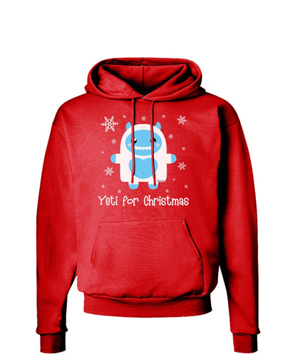 Yeti (Ready) for Christmas - Abominable Snowman Dark Hoodie Sweatshirt-Hoodie-TooLoud-Red-Small-Davson Sales