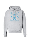 Yeti (Ready) for Christmas - Abominable Snowman Hoodie Sweatshirt-Hoodie-TooLoud-AshGray-Small-Davson Sales