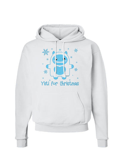 Yeti (Ready) for Christmas - Abominable Snowman Hoodie Sweatshirt-Hoodie-TooLoud-White-Small-Davson Sales