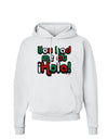 You Had Me at Hola - Mexican Flag Colors Hoodie Sweatshirt by TooLoud-Hoodie-TooLoud-White-Small-Davson Sales