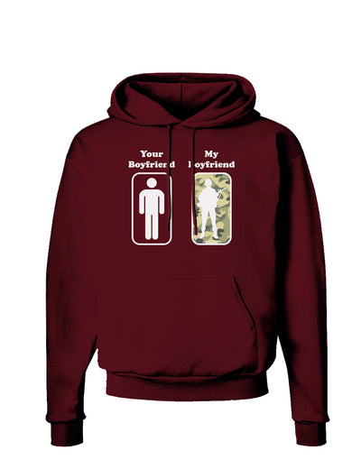 Your Boyfriend My Boyfriend Dark Hoodie Sweatshirt-Hoodie-TooLoud-Maroon-Small-Davson Sales