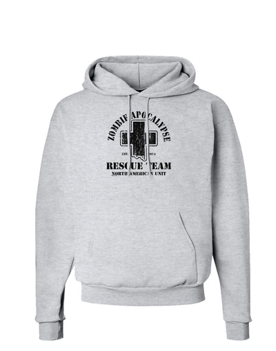 Zombie Apocalypse Rescue Team NA Unit Hoodie Sweatshirt-Hoodie-TooLoud-AshGray-Small-Davson Sales