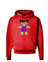 Zombie Girl Halloween Dark Hoodie Sweatshirt-Hoodie-TooLoud-Red-Small-Davson Sales