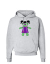 Zombie Girl Halloween Hoodie Sweatshirt-Hoodie-TooLoud-AshGray-Small-Davson Sales