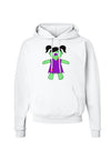 Zombie Girl Halloween Hoodie Sweatshirt-Hoodie-TooLoud-White-Small-Davson Sales