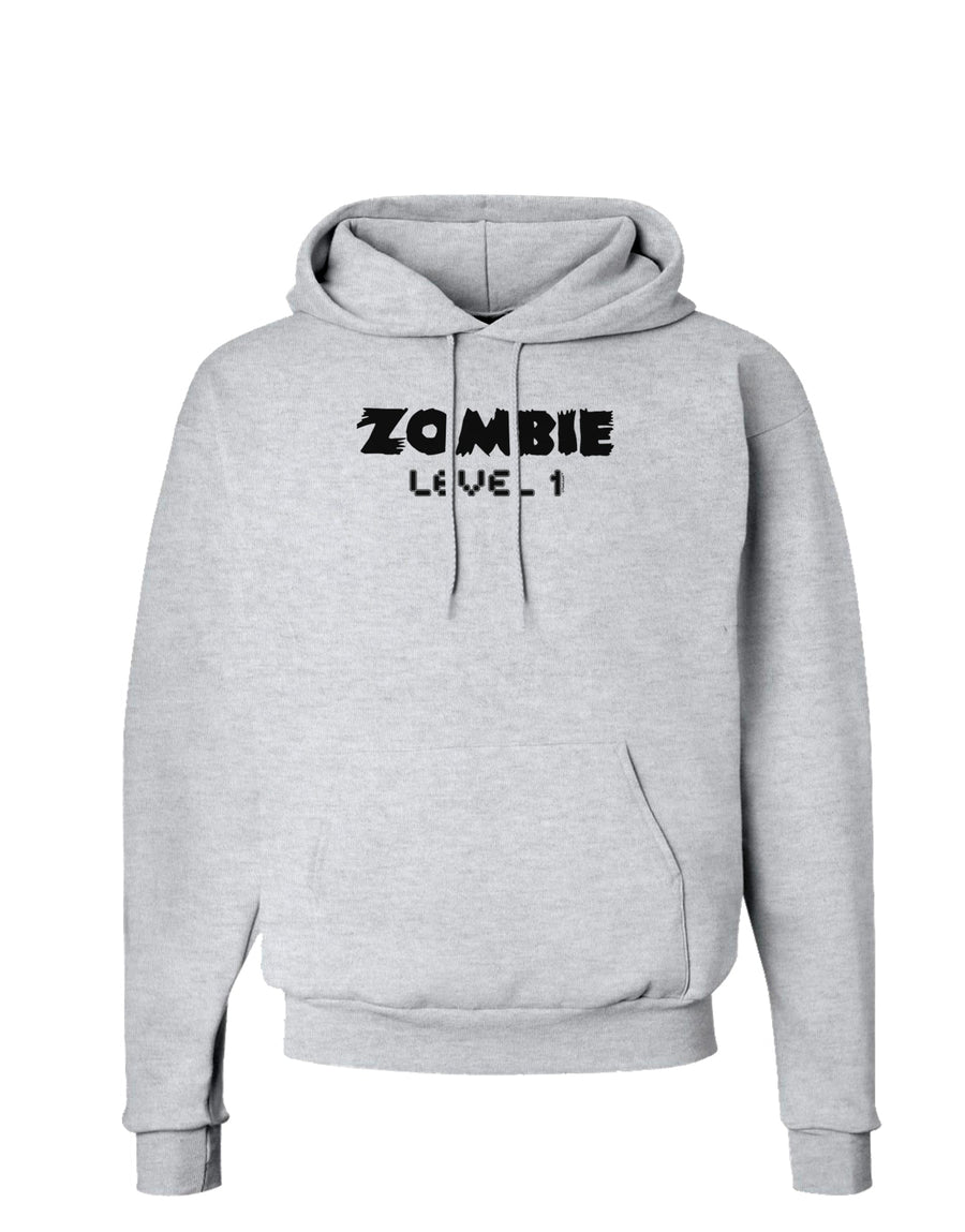 Zombie Level 1 - Funny - Halloween Hoodie Sweatshirt-Hoodie-TooLoud-White-Small-Davson Sales