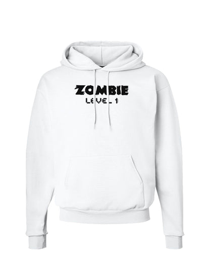 Zombie Level 1 - Funny - Halloween Hoodie Sweatshirt-Hoodie-TooLoud-White-Small-Davson Sales