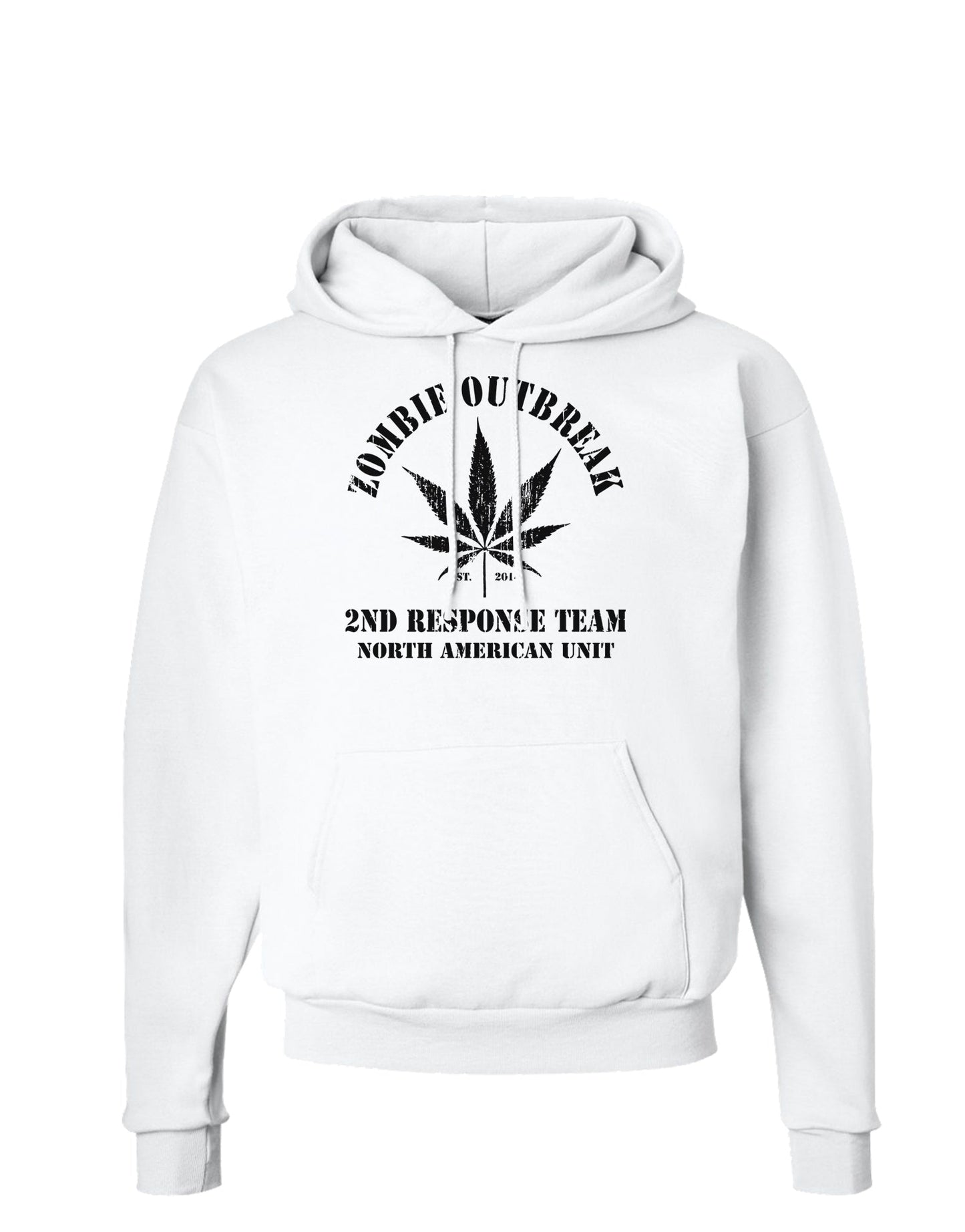 Zombie Outbreak 2nd Response Team Hoodie Sweatshirt-Hoodie-TooLoud-White-Small-Davson Sales