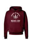 Zombie Outbreak Relief Unit - Marijuana Dark Hoodie Sweatshirt-Hoodie-TooLoud-Maroon-Small-Davson Sales