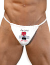 Ive Got A Heart On For You Mens Sexy G-String Underwear-TooLoud-White-Small/Medium-Davson Sales