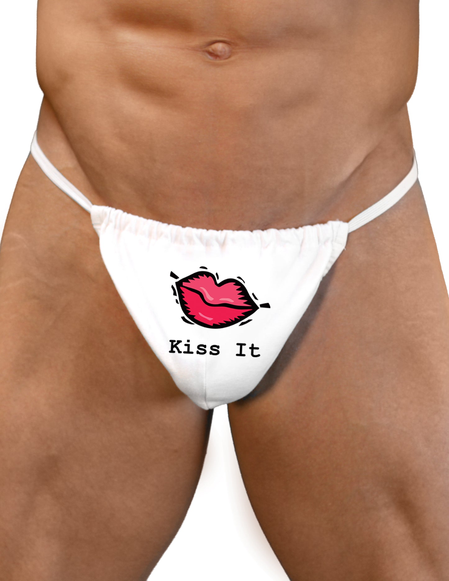 Kiss It Mens Sexy G-String Underwear-TooLoud-White-Small/Medium-Davson Sales