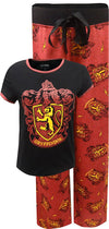Harry Potter Women's Team Gryffindor 2-Piece Pajama Set-Pajamas-Harry Potter-Small-Black-Davson Sales