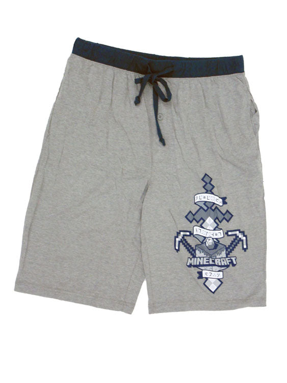 Minecraft Sleep Lounge Jam Shorts - XL-Lounge Shorts-Briefly Stated-XL-Davson Sales