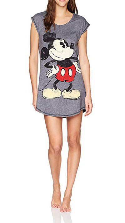 Disney Women's Mickey Mouse Nightgown-Night Shirt-Davson Sales-Small-Davson Sales