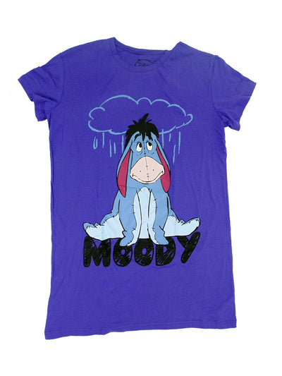 Disney's Eeyore Moody Ladies Purple Night Shirt P-Night Shirt-Briefly Stated-Purple-One-Size-Davson Sales