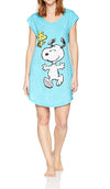 Peanuts Women's Snoopy Nightgown-Night Shirt-Peanut-Small-Davson Sales