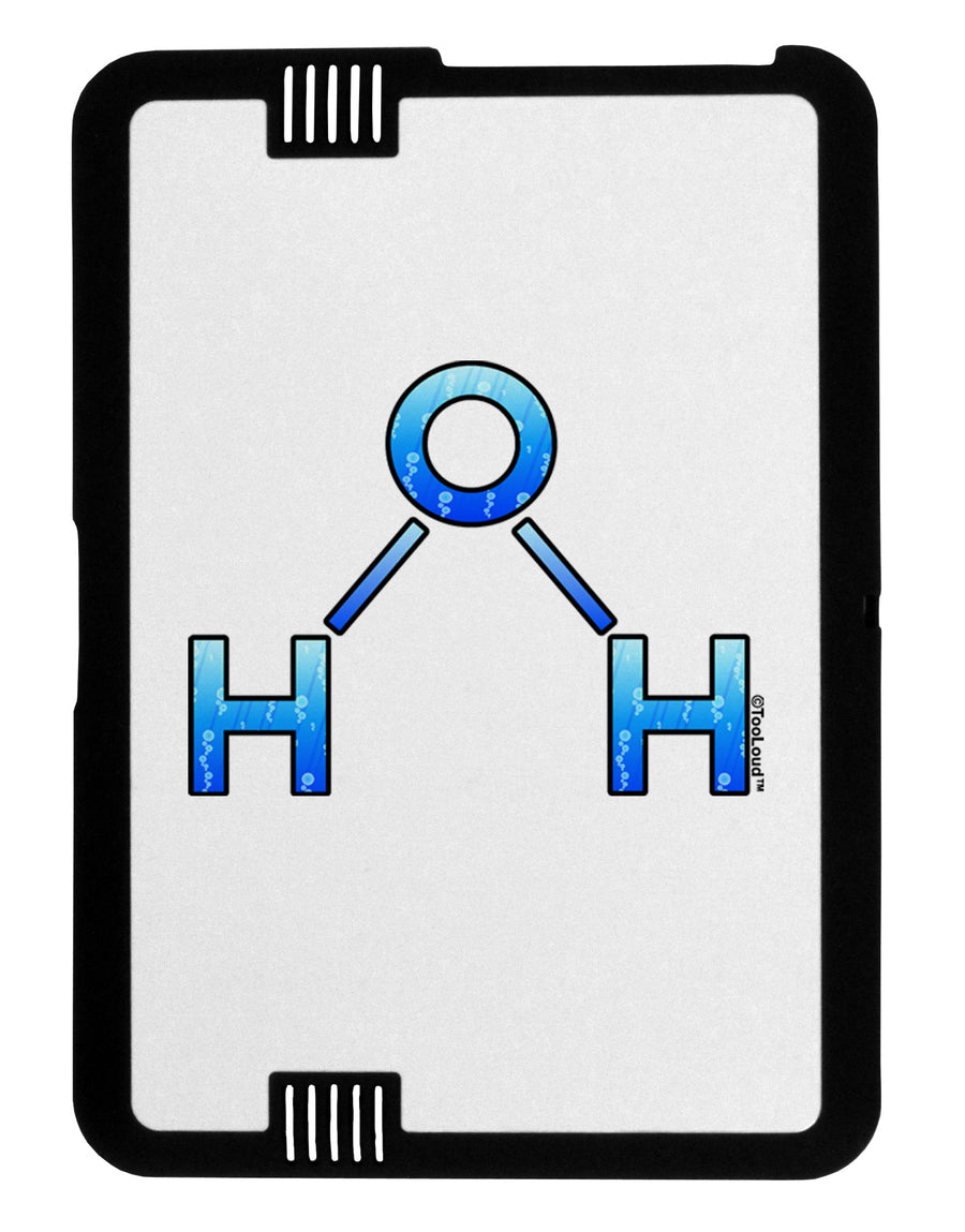 Water Molecule Black Jazz Kindle Fire HD Cover by TooLoud-TooLoud-Black-White-Davson Sales
