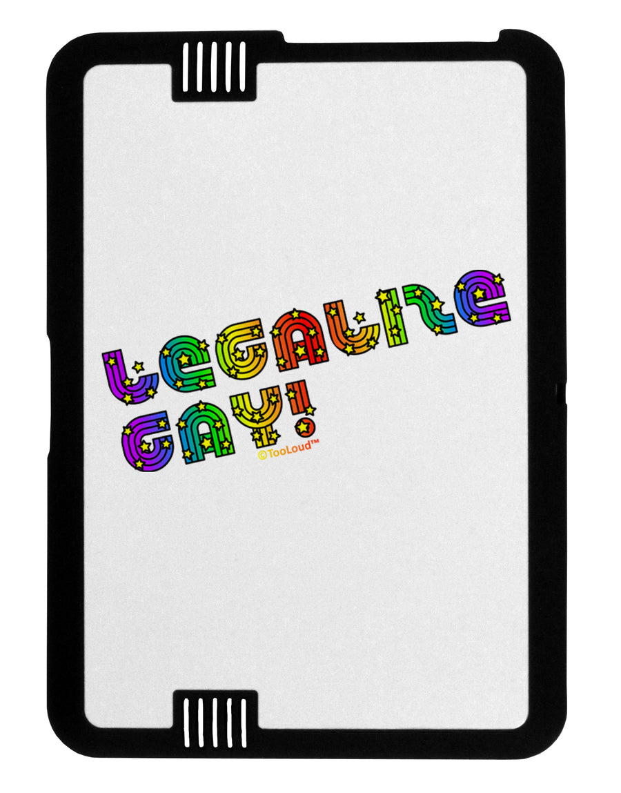 Legalize Gay - Rainbow Black Jazz Kindle Fire HD Cover by TooLoud-TooLoud-Black-White-Davson Sales