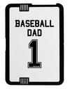 Baseball Dad Jersey Black Jazz Kindle Fire HD Cover by TooLoud-TooLoud-Black-White-Davson Sales
