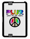 PLUR Rainbow Black Jazz Kindle Fire HD Cover-TooLoud-Black-White-Davson Sales