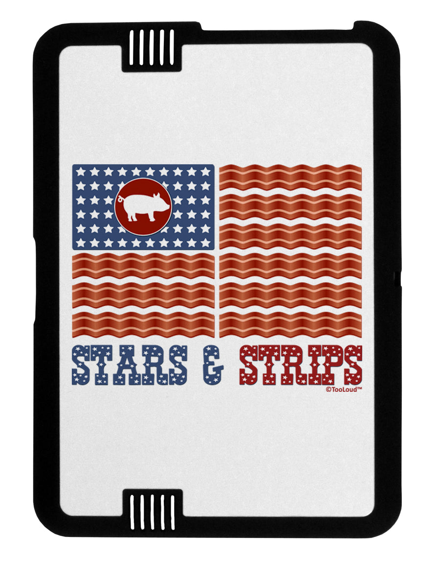 American Bacon Flag - Stars and Strips Black Jazz Kindle Fire HD Cover by TooLoud-TooLoud-Black-White-Davson Sales