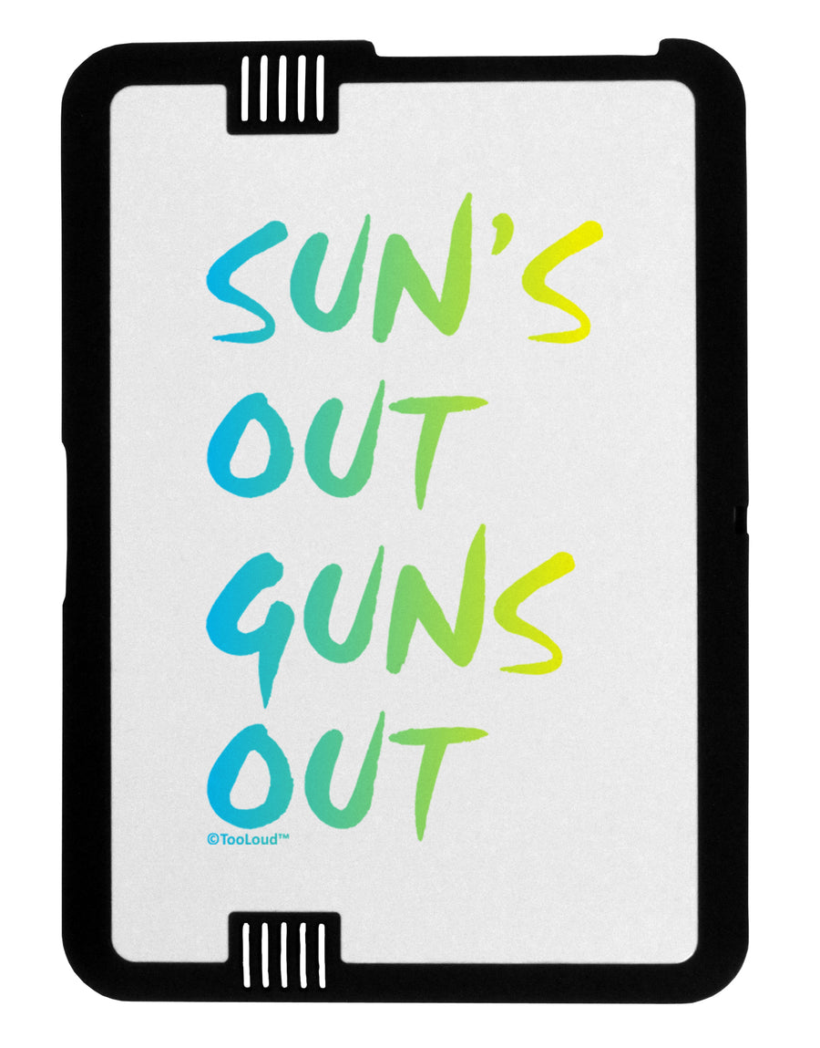 Suns Out Guns Out - Gradient Colors Black Jazz Kindle Fire HD Cover by TooLoud-TooLoud-Black-White-Davson Sales