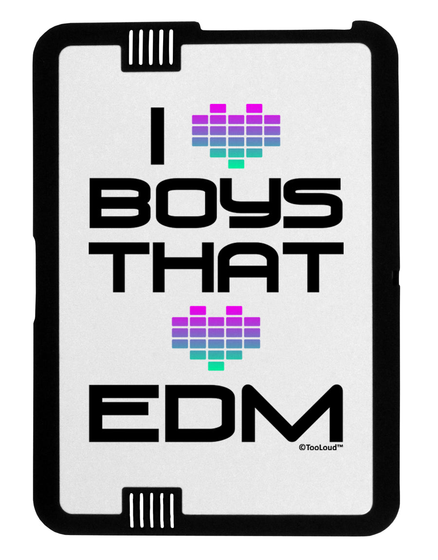 I Heart Boys That Heart EDM Black Jazz Kindle Fire HD Cover by TooLoud-TooLoud-Black-White-Davson Sales